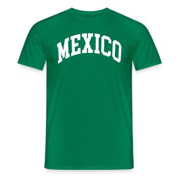 Mexique - T-shirt homme - vert - Devant - AI Model Male 178 dark (178cm)