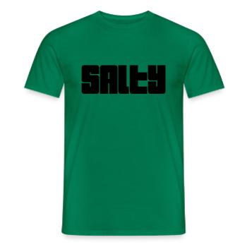 salty - Männer T-Shirt - Kelly Green - Vorne - AI Model Male 178 dark (178cm)