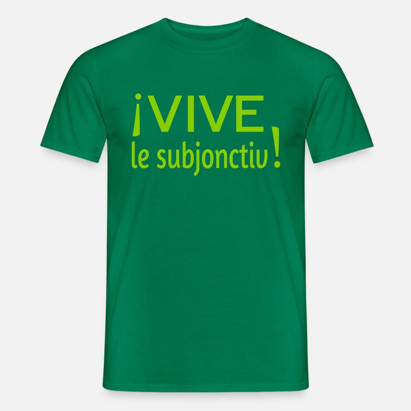 Vive le subjonctiv - Männer T-Shirt - Kelly Green