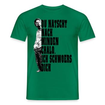 Mein Minden - Männer T-Shirt - Kelly Green - Vorne - AI Model Male 178 dark (178cm)