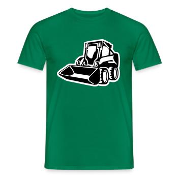 bobcat 2col HG - Männer T-Shirt - Kelly Green - Vorne - AI Model Male 178 dark (178cm)