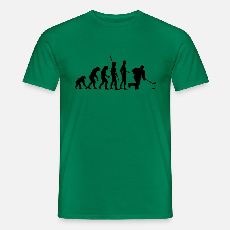 evolution_eishockey_b - Männer T-Shirt - Kelly Green
