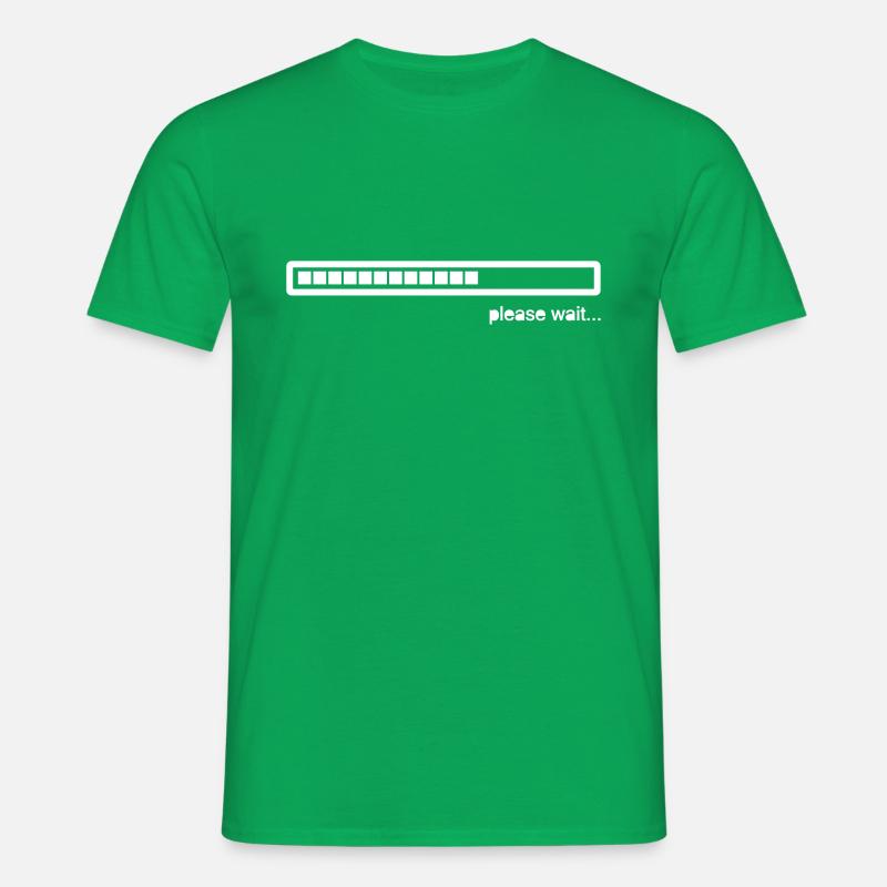 Loading .. Bitte warten .. - Männer T-Shirt - Kelly Green