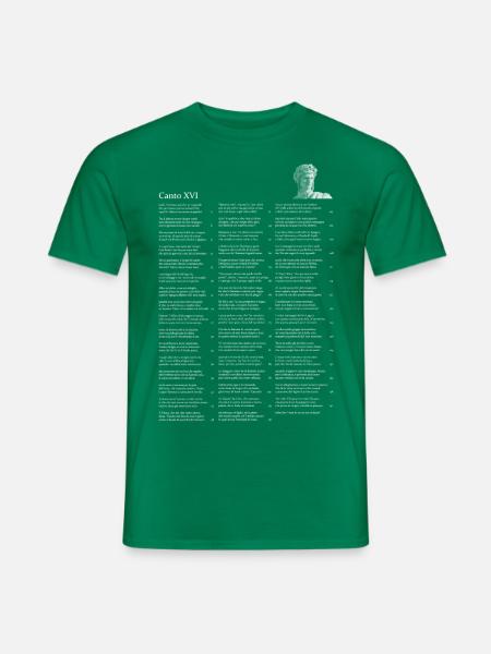 Dante - Göttliche Komödie - Canto XVI - Männer T-Shirt - Kelly Green