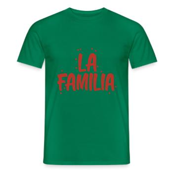 la familia - Männer T-Shirt - Kelly Green - Vorne - AI Model Male 178 dark (178cm)