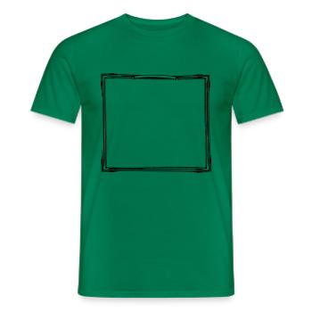 2577109 cadre - T-shirt homme - vert - Devant - AI Model Male 178 dark (178cm)