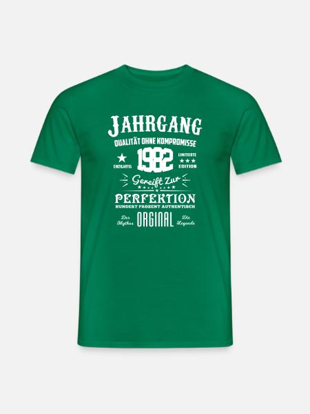 Original Jahrgang 1982 - Männer T-Shirt - Kelly Green