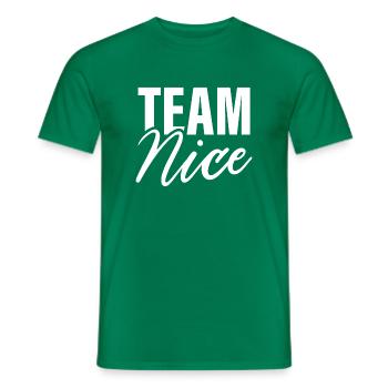 L’équipe Nice - T-shirt homme - vert - Devant - AI Model Male 178 dark (178cm)
