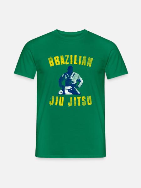 Brasilianisches Jiu Jitsu BJJ MMA Jiujitsu Kampfkunst - Männer T-Shirt - Kelly Green