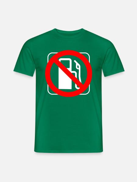 Stop gasoline diesel prices prohibition graphic - Men's T-Shirt - kelly green