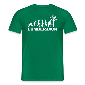 Lumberjack - Men's T-Shirt - kelly green - Front - AI Model Male 178 dark (178cm)
