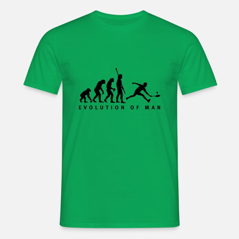 evolution_badminton_022011_b_1c - Männer T-Shirt - Kelly Green