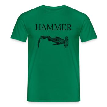 Hammer - Men's T-Shirt - kelly green - Front - AI Model Male 178 dark (178cm)