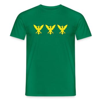 Eagle of Caernarfonshire - Men's T-Shirt - kelly green - Front - AI Model Male 178 dark (178cm)