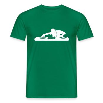 dj - Männer T-Shirt - Kelly Green - Vorne - AI Model Male 178 dark (178cm)
