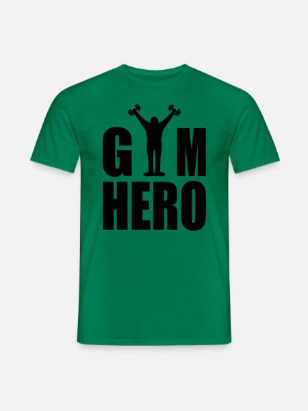 GYM Hero - Men's T-Shirt - kelly green