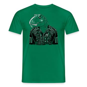 T-Rex Heavy - T-shirt homme - vert - Devant - AI Model Male 178 dark (178cm)