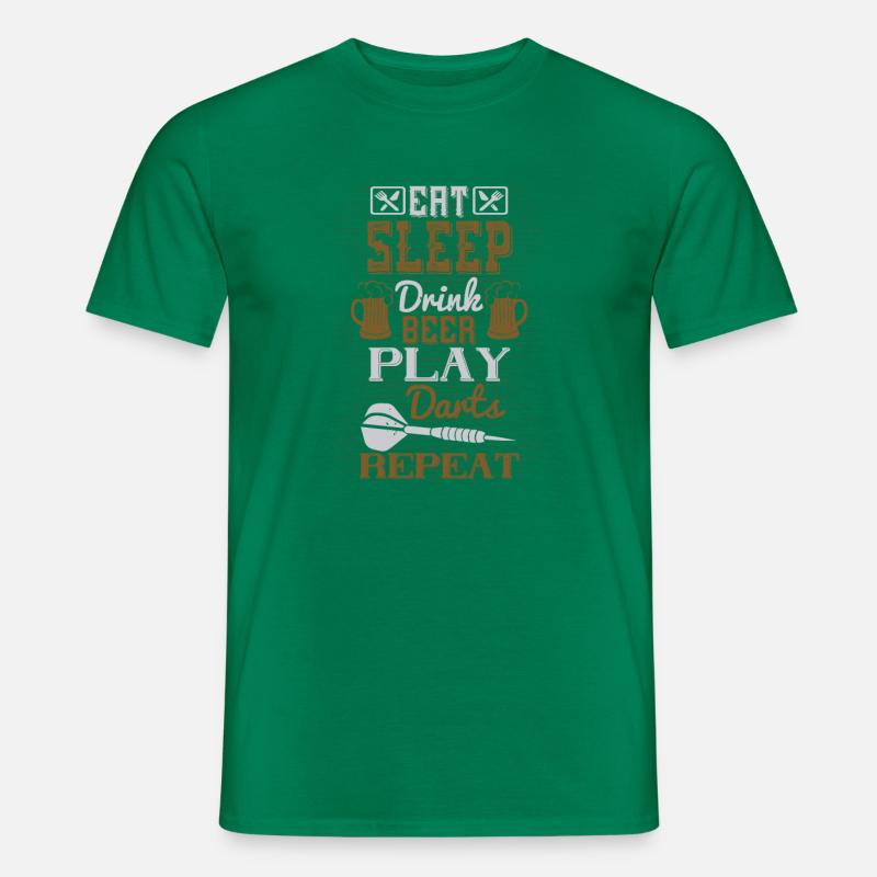 Dart Evolution Darts - Men's T-Shirt - kelly green