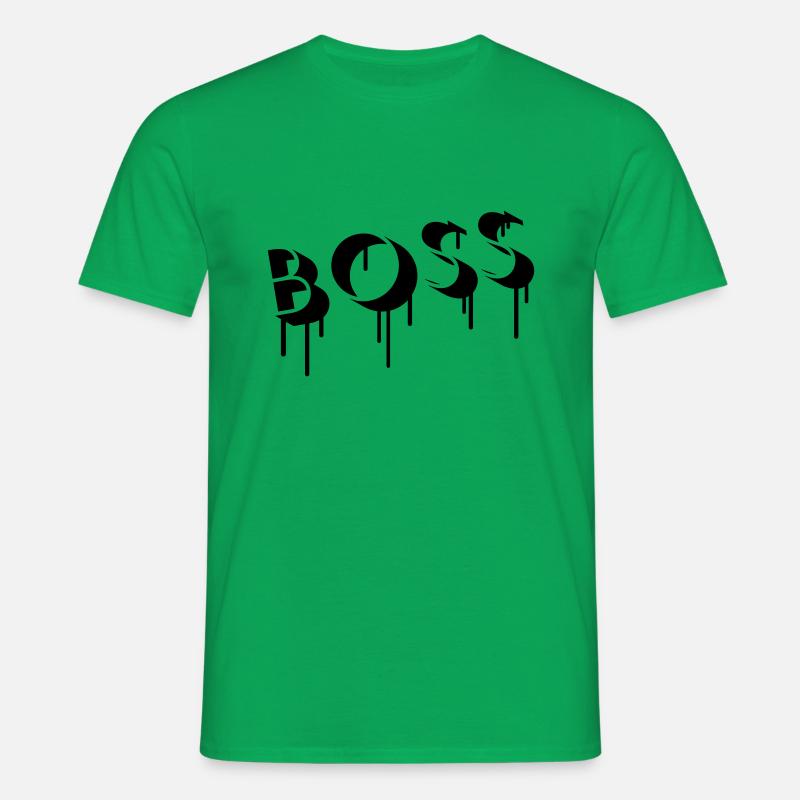 Boss Graffiti - Männer T-Shirt - Kelly Green