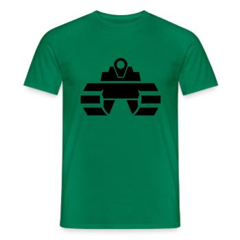tank - Men's T-Shirt - kelly green - Front - AI Model Male 178 dark (178cm)