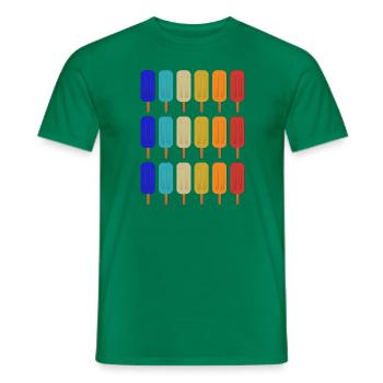 Eis am Stiel Sommer Sonne geschenk - Männer T-Shirt - Kelly Green - Vorne - AI Model Male 178 dark (178cm)