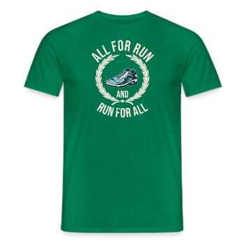 Love Running Zitat - Laufen Läufer - Männer T-Shirt - Kelly Green - Vorne - AI Model Male 178 dark (178cm)