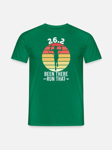 26.2 Been There Run That Marathon - Männer T-Shirt - Kelly Green