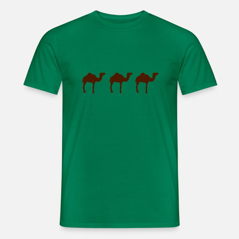 Kamel - Männer T-Shirt - Kelly Green