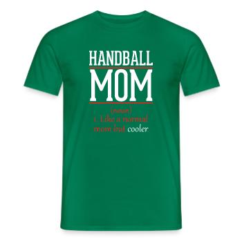 Maman handball comme une maman normale seulement plus cool - T-shirt homme - vert - Devant - AI Model Male 178 dark (178cm)