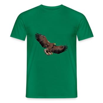 Adler later - Men's T-Shirt - kelly green - Front - AI Model Male 178 dark (178cm)