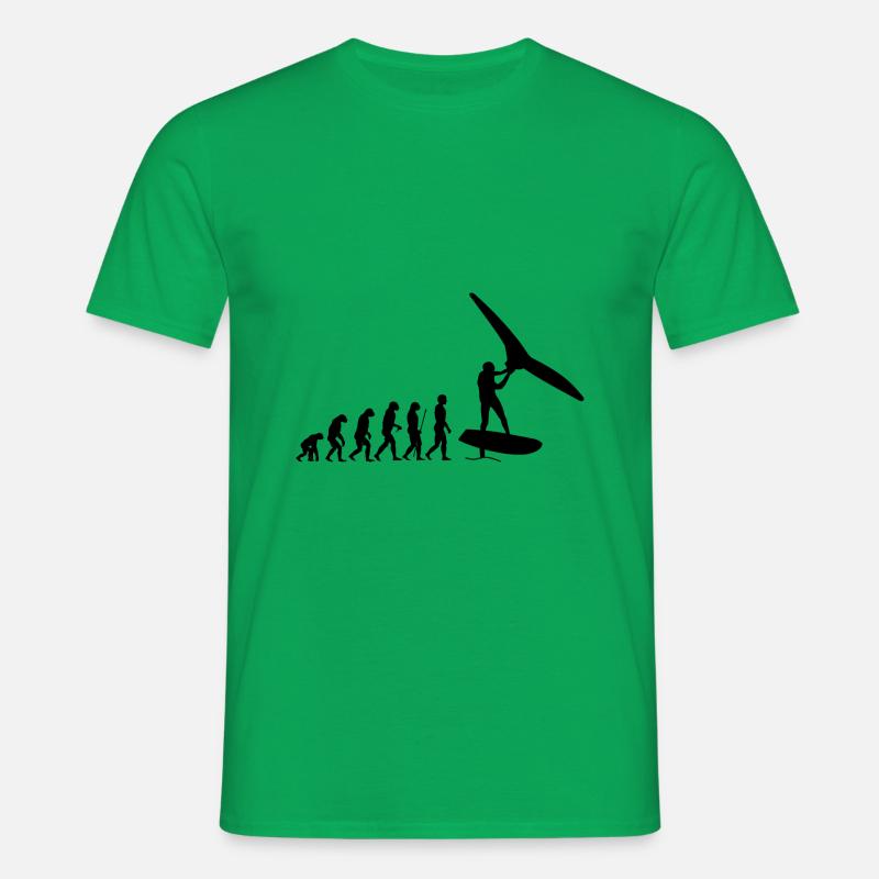 Foilwing evolution - Men's T-Shirt - kelly green
