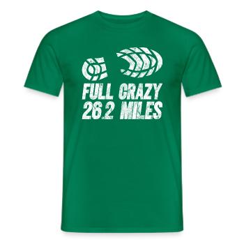 26.2 Meilen Marathon - Marathonläufer - Männer T-Shirt - Kelly Green - Vorne - AI Model Male 178 dark (178cm)