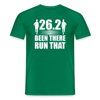 26.2 Been There Run That Marathon - Männer T-Shirt - Kelly Green - Vorne - AI Model Male 178 dark (178cm)