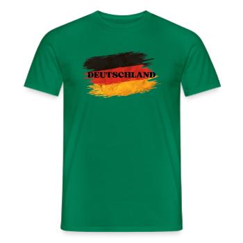 Germany - Men's T-Shirt - kelly green - Front - AI Model Male 178 dark (178cm)