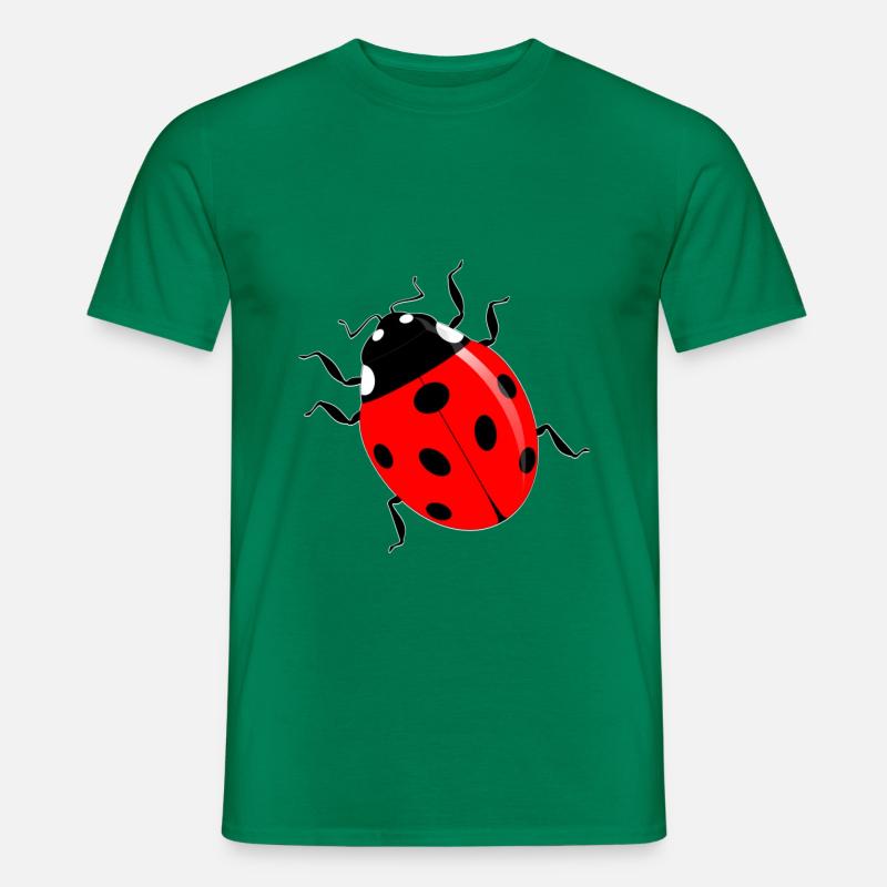 Marienkäfer - Männer T-Shirt - Kelly Green