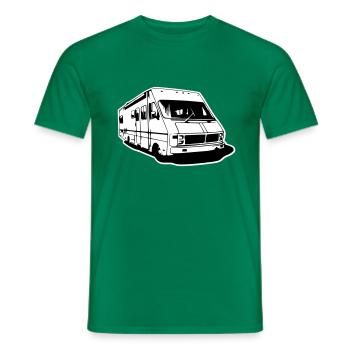Fleetwood - mobile home - Men's T-Shirt - kelly green - Front - AI Model Male 178 dark (178cm)