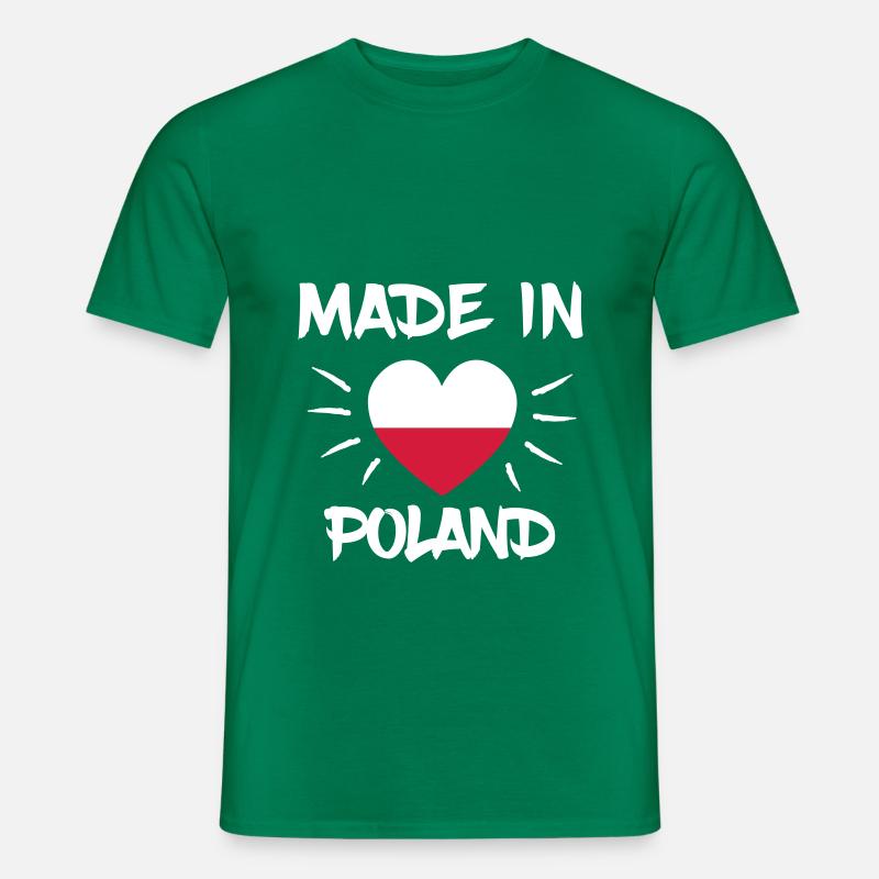 Poland - Männer T-Shirt - Kelly Green