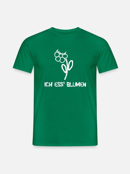 Ich ess Blumen - Männer T-Shirt - Kelly Green