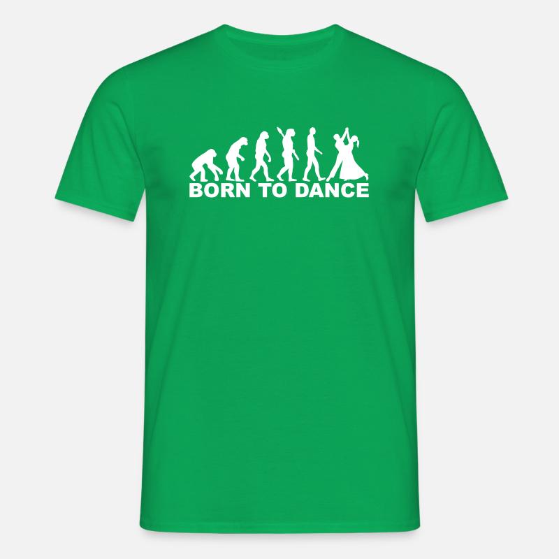 Evolution Dancing - Men's T-Shirt - kelly green