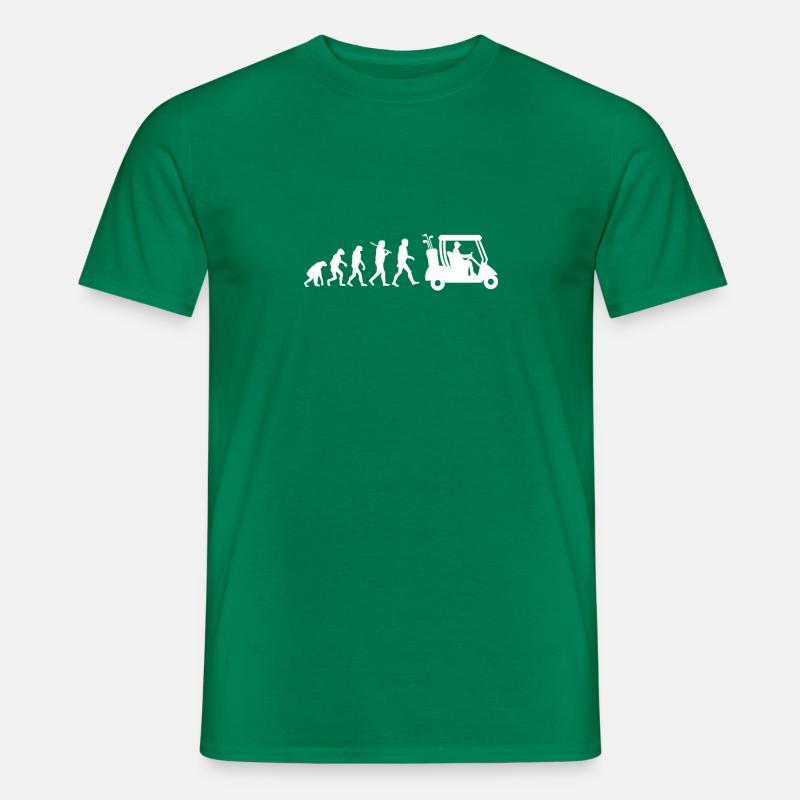 Evolution Golf - Männer T-Shirt - Kelly Green
