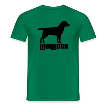 LABRADOR 1 - T-shirt homme - vert - Devant - AI Model Male 178 dark (178cm)