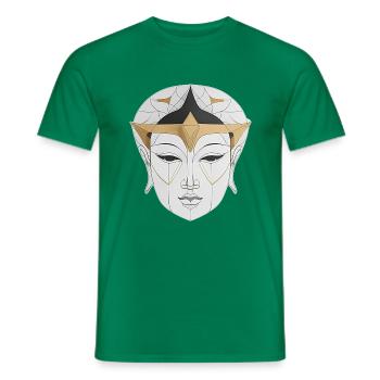 Asiatique - T-shirt homme - vert - Devant - AI Model Male 178 dark (178cm)