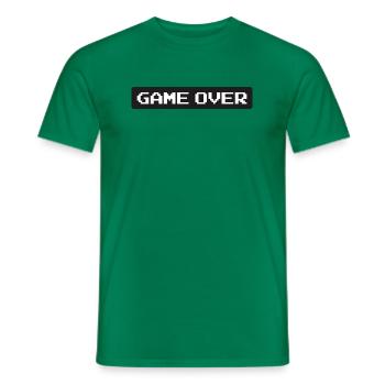 Game Over - Jeux vidéo - T-shirt homme - vert - Devant - AI Model Male 178 dark (178cm)