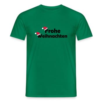 Joyeux Noël - T-shirt homme - vert - Devant - AI Model Male 178 dark (178cm)