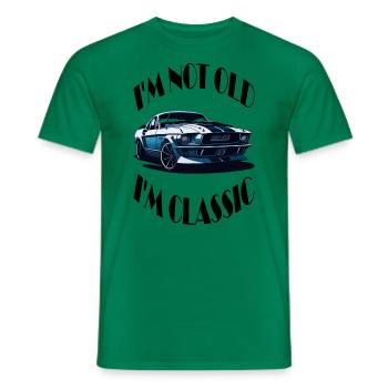 I'm not old i'm classic - Männer T-Shirt - Kelly Green - Vorne - AI Model Male 178 dark (178cm)