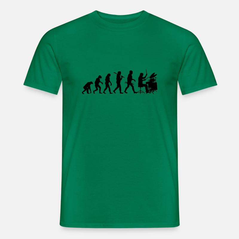 Drums Evolution Percussion Evolution - Men's T-Shirt - kelly green