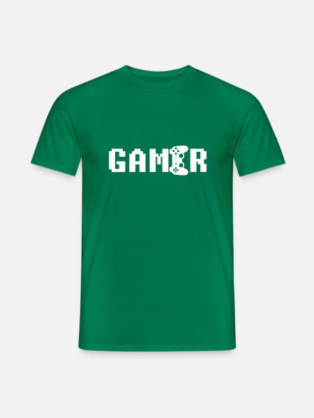gamer - Men's T-Shirt - kelly green