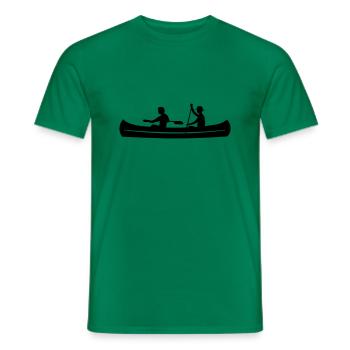 Sport - Kanu - Männer T-Shirt - Kelly Green - Vorne - AI Model Male 178 dark (178cm)