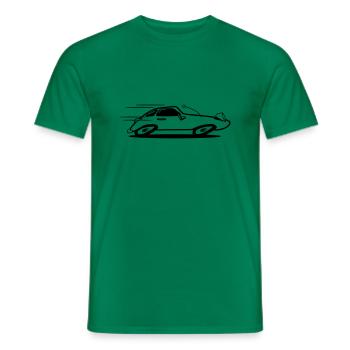 Sports car car car car fast - Men's T-Shirt - kelly green - Front - AI Model Male 178 dark (178cm)