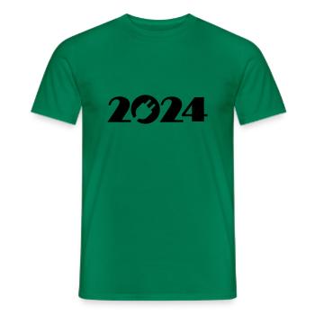 Électricien 2024, Électronicien 2024 - T-shirt homme - vert - Devant - AI Model Male 178 dark (178cm)